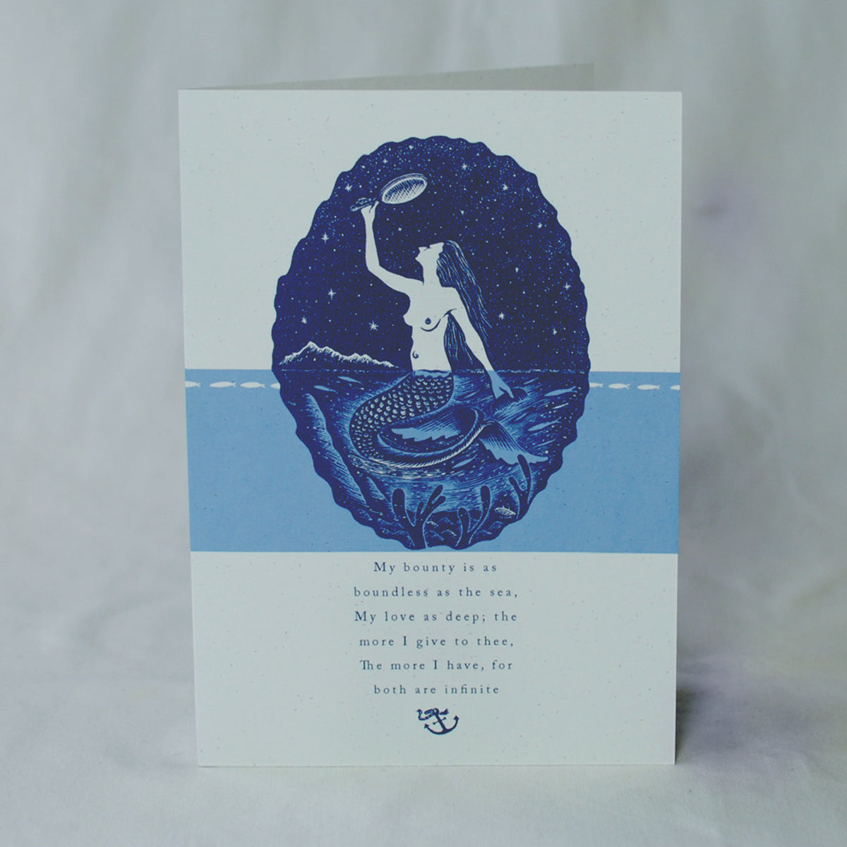 Mermaids Song Greetings Card