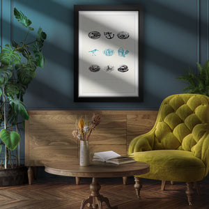 Nine Interesting Seaside Things - Silk Screen