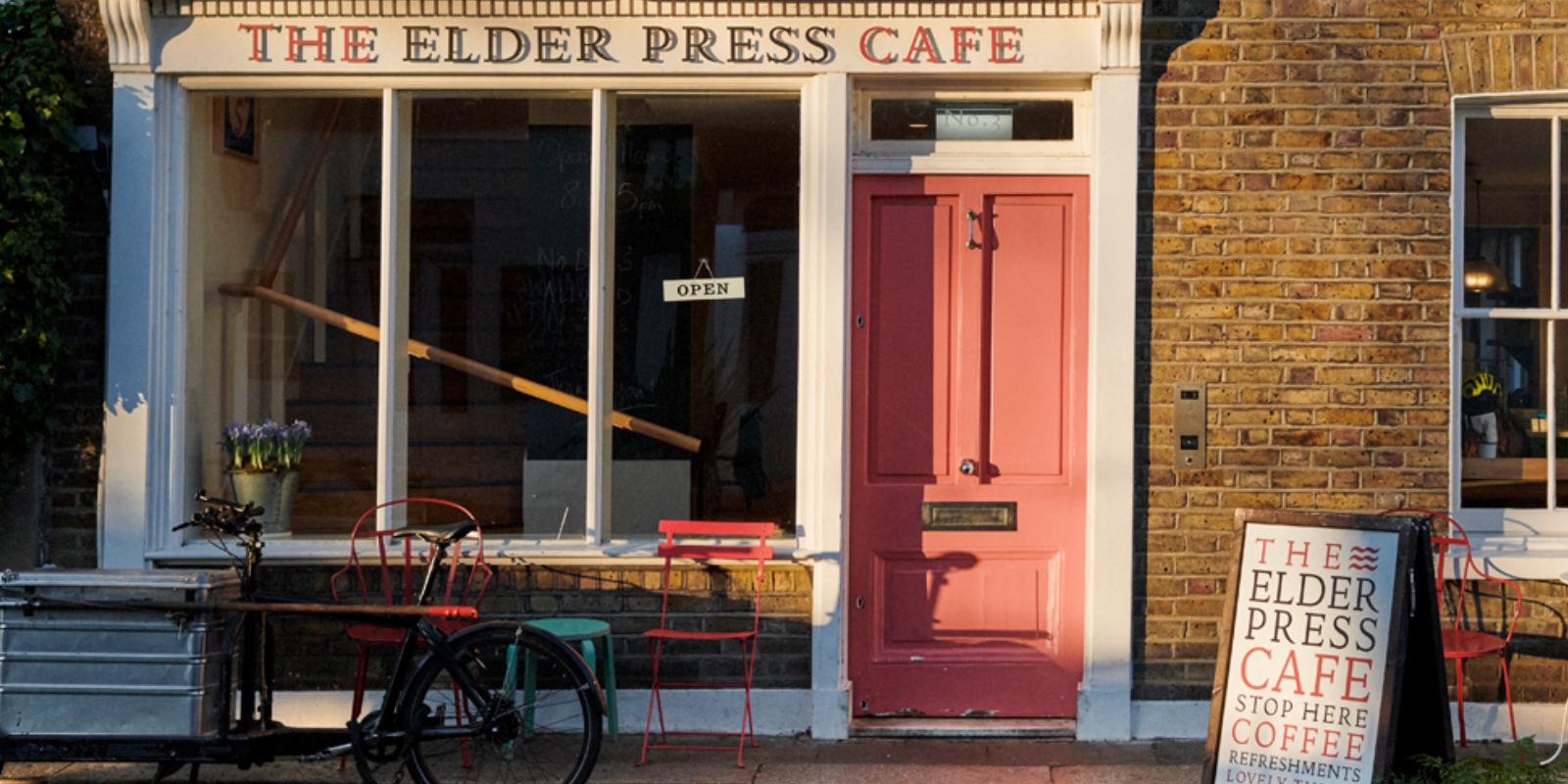 A tale from besides the Thames - our work for The Elder Press Cafe