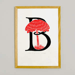 B for Boxwood - Silkscreen