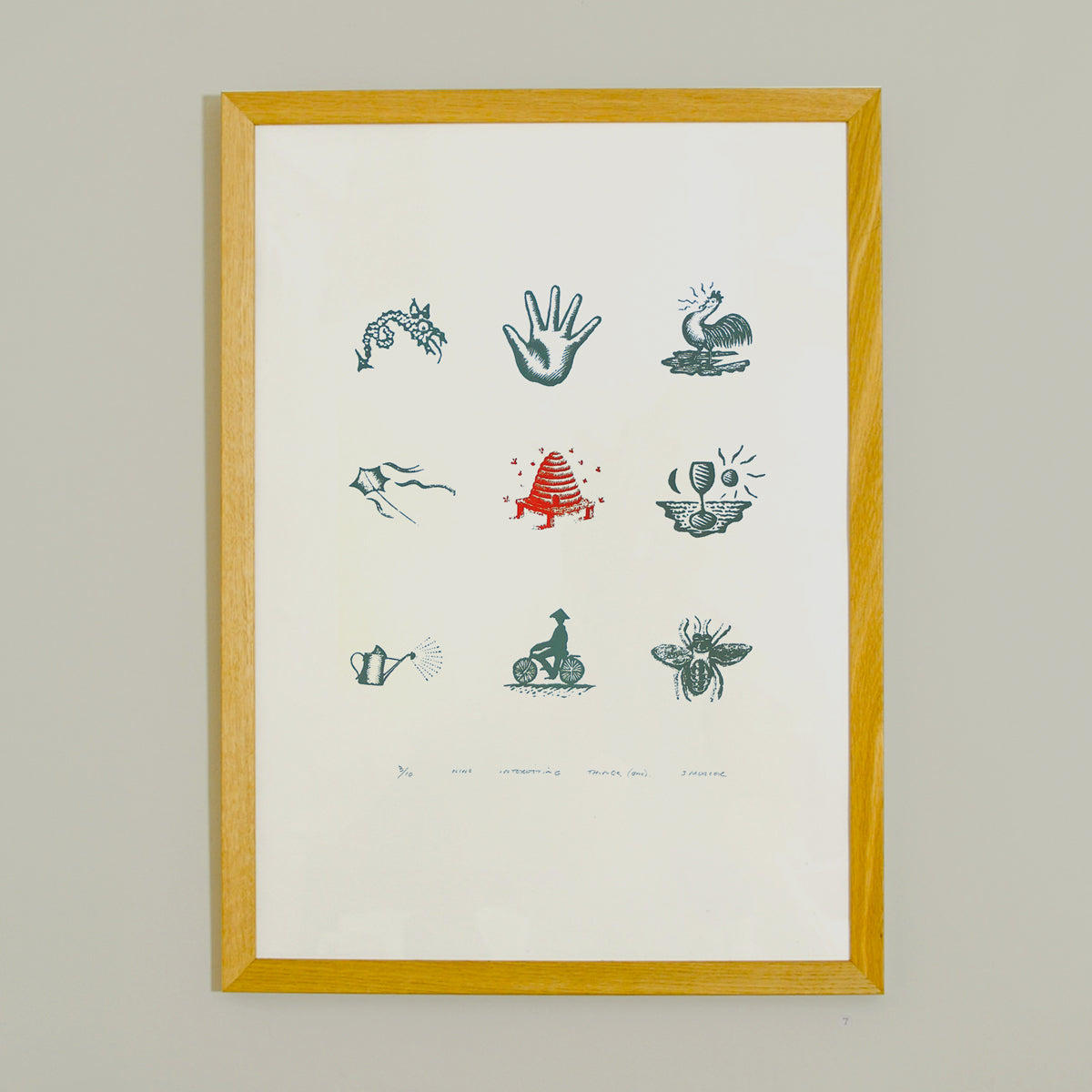 Nine Interesting Things - Silkscreen