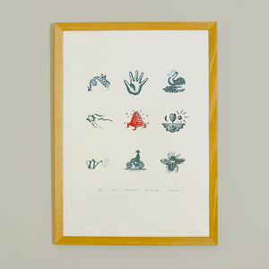 Nine Interesting Things - Silkscreen