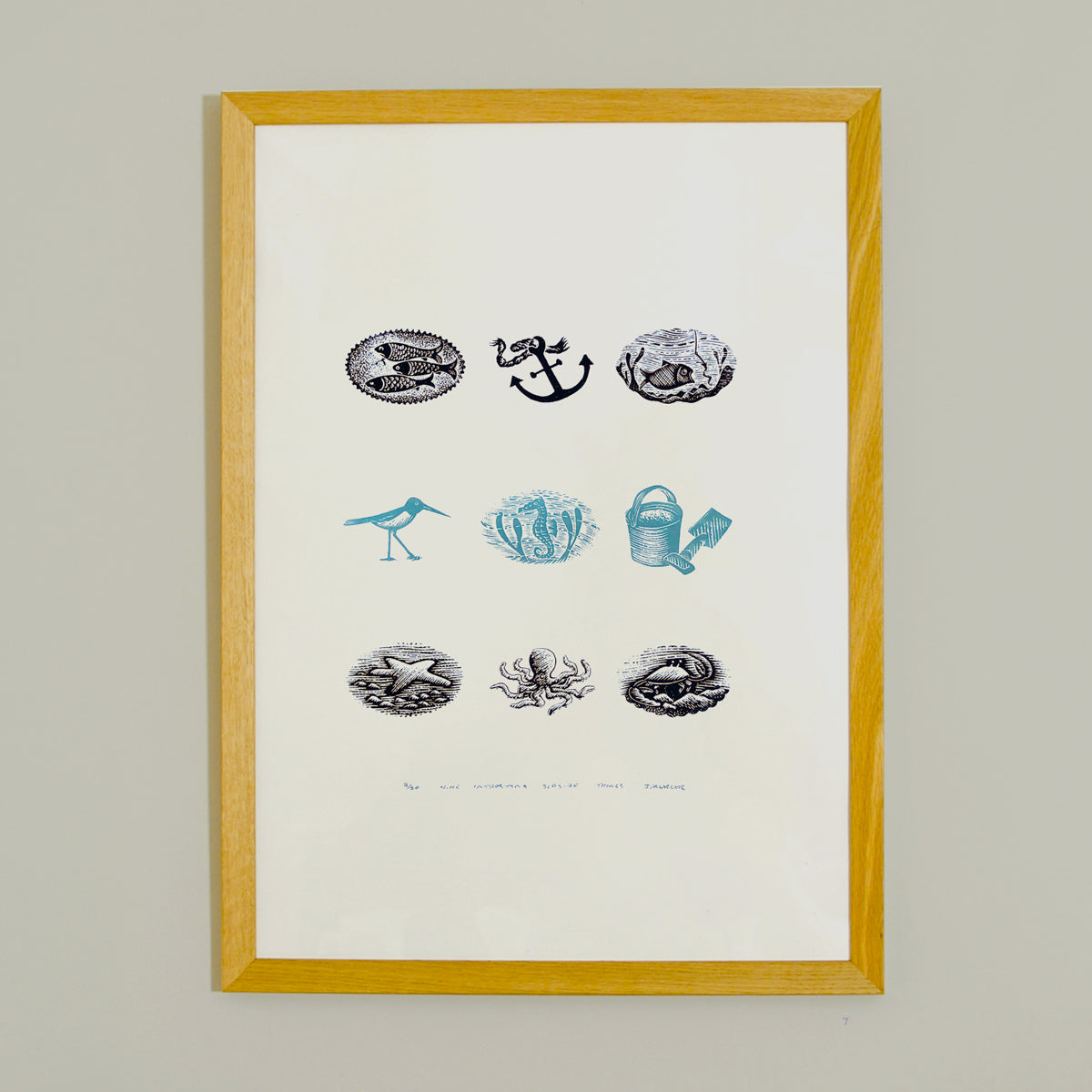 Nine Interesting Seaside Things - Silk Screen