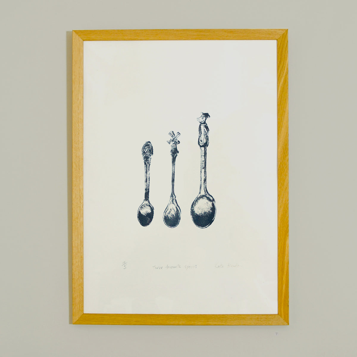 Three Favourite Spoons - Silk Screen