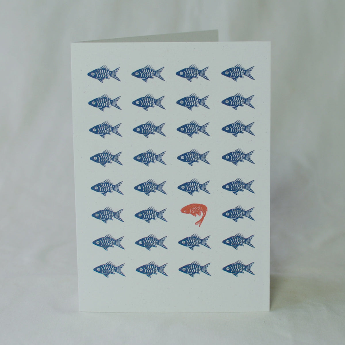 Vermillion Goldfish Greetings Cards
