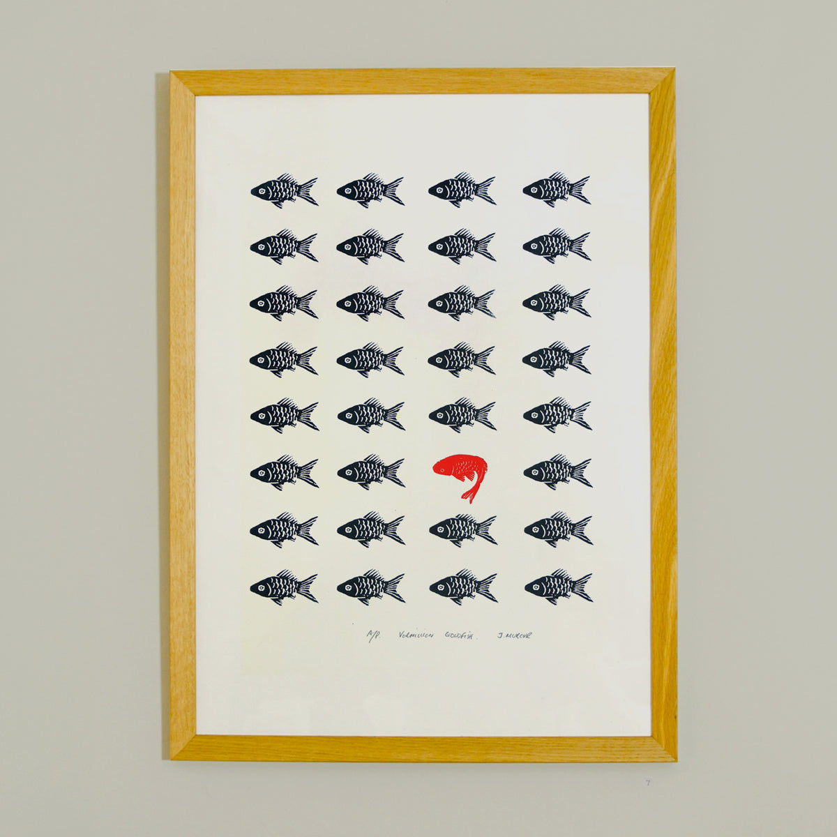 Vermillion Goldfish - Silkscreen