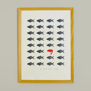 Vermillion Goldfish - Silkscreen