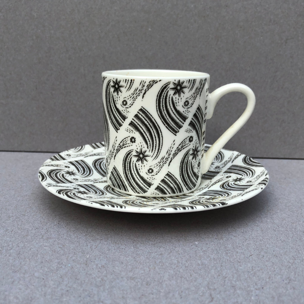 Comet Espresso Cup & Saucer