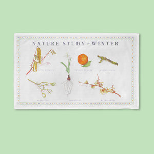 Nature Study - Winter -  Tea Towel