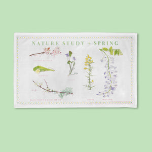 Nature Study - Spring -  Tea Towel
