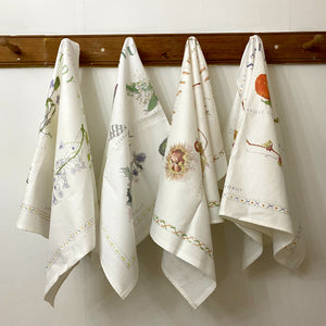 Nature Study - Spring -  Tea Towel