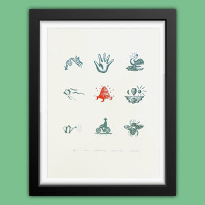 Nine Interesting Things - Silkscreen