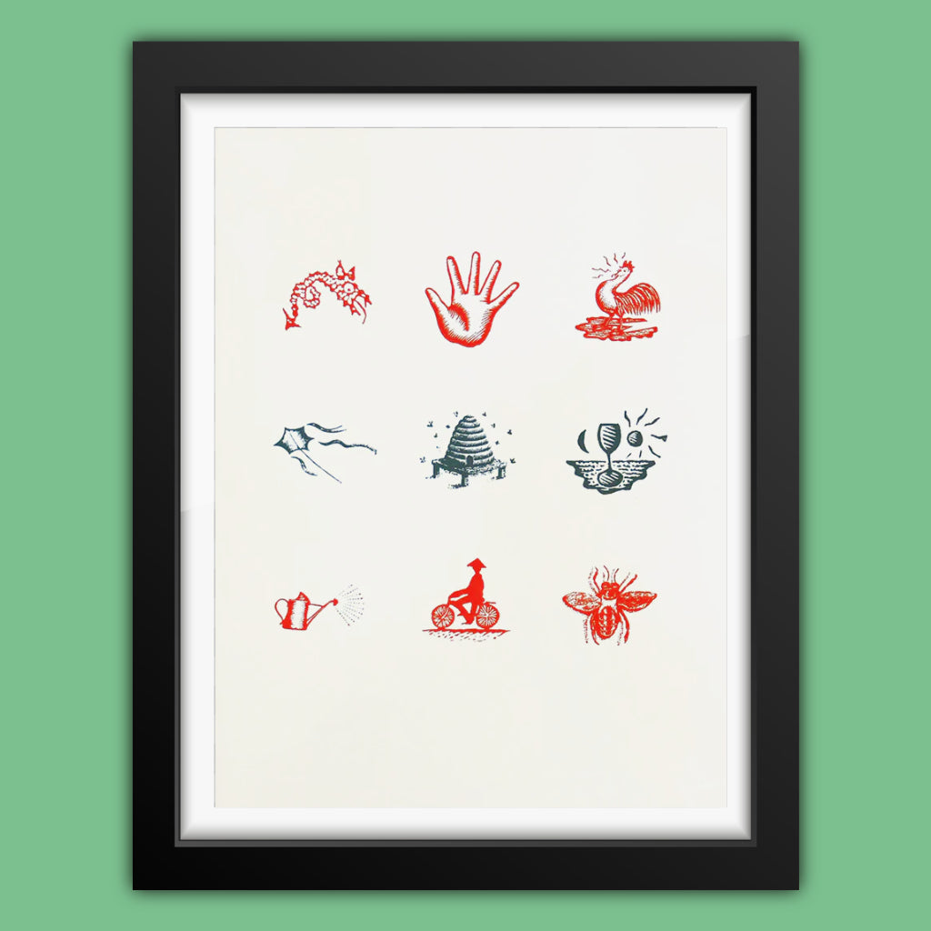 Nine Interesting Things - Silkscreen