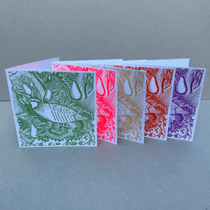 Square Partridge Card Pack