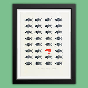 Vermillion Goldfish - Silkscreen